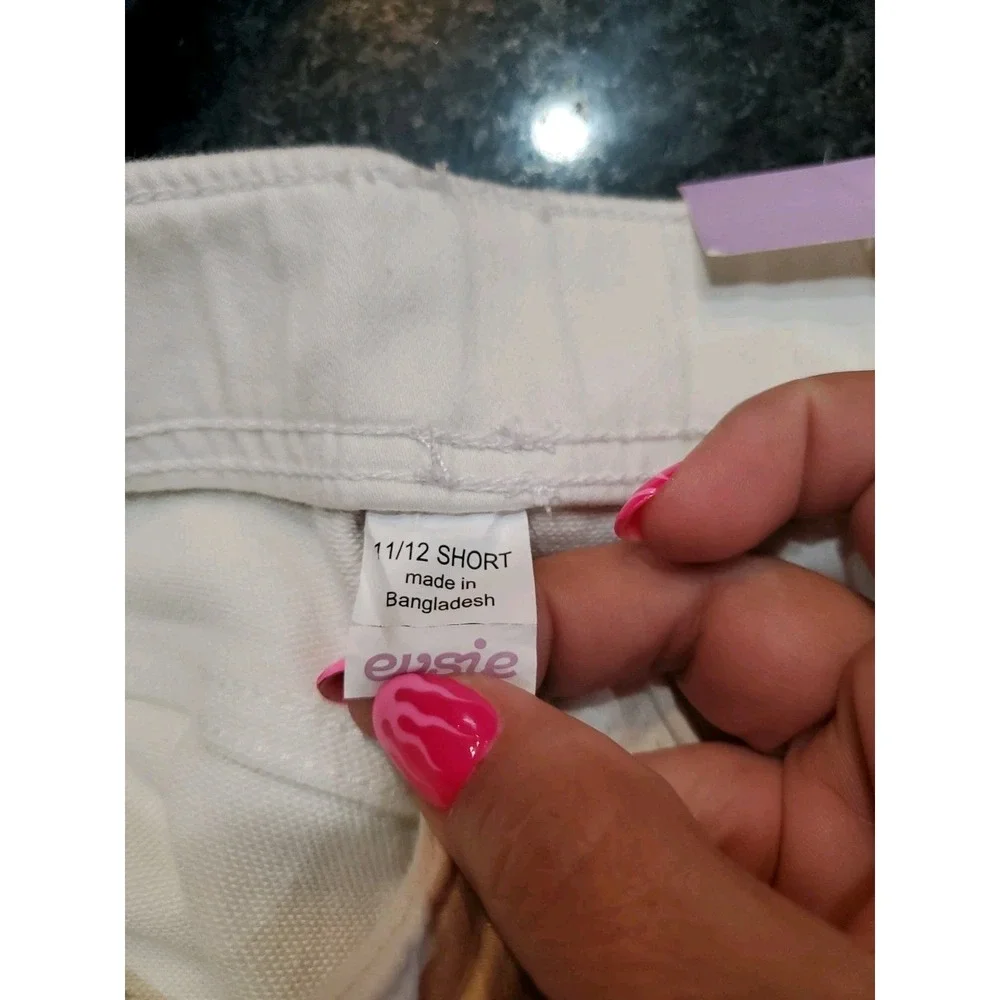 NWT Maurices‎ Evsie Tween Girls High Rise Jegging Jeans White Size 11/12 Short